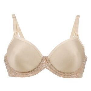 Cake Lingerie Waffles Bra Nursing Bra Underwire T-shirt Satin Nude